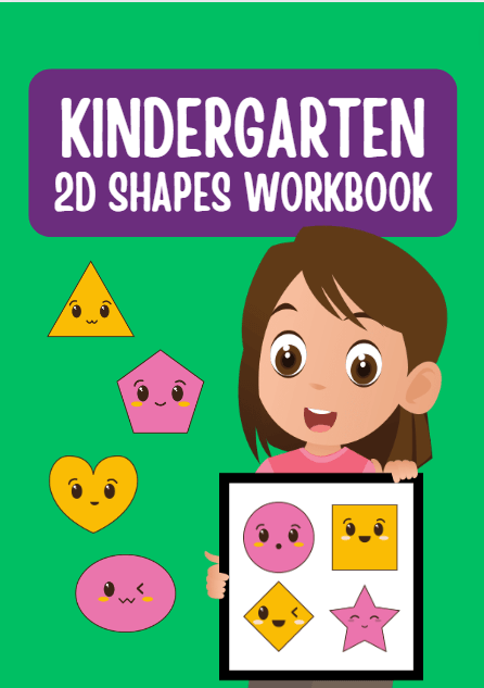 Kindergarten 2D Shapes Workbook For Kids PDF Format