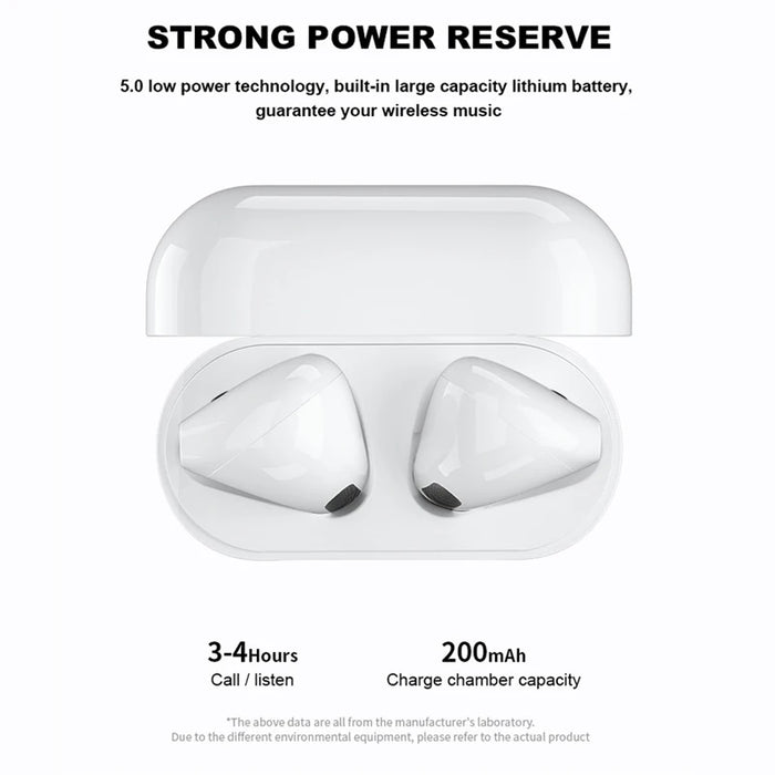 Waterproof Wireless Earbuds with Mic - Bluetooth Headphones for Xiaomi and iPhone