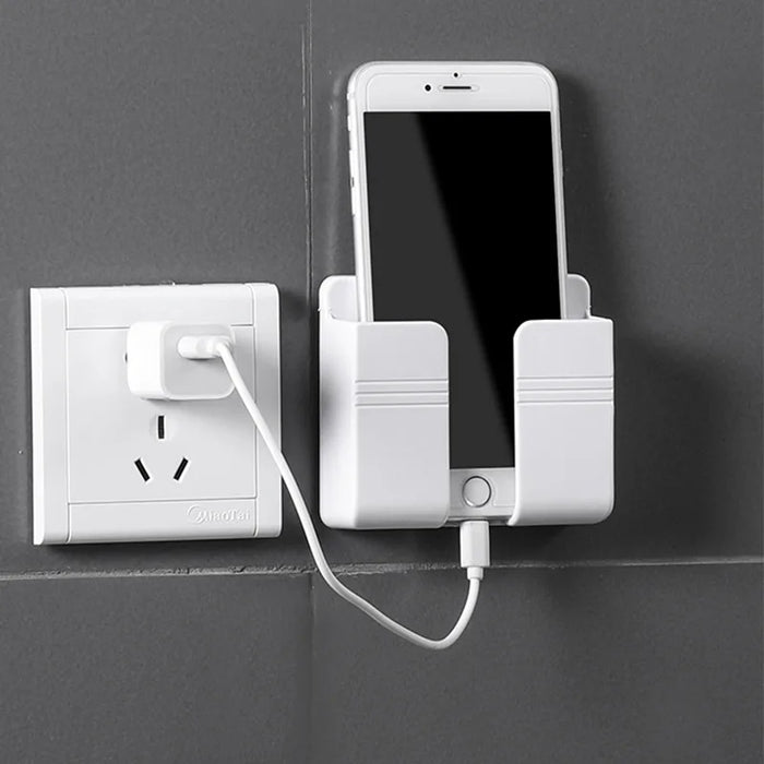 Wall Mounted Mobile Phone Plug Charging Holder