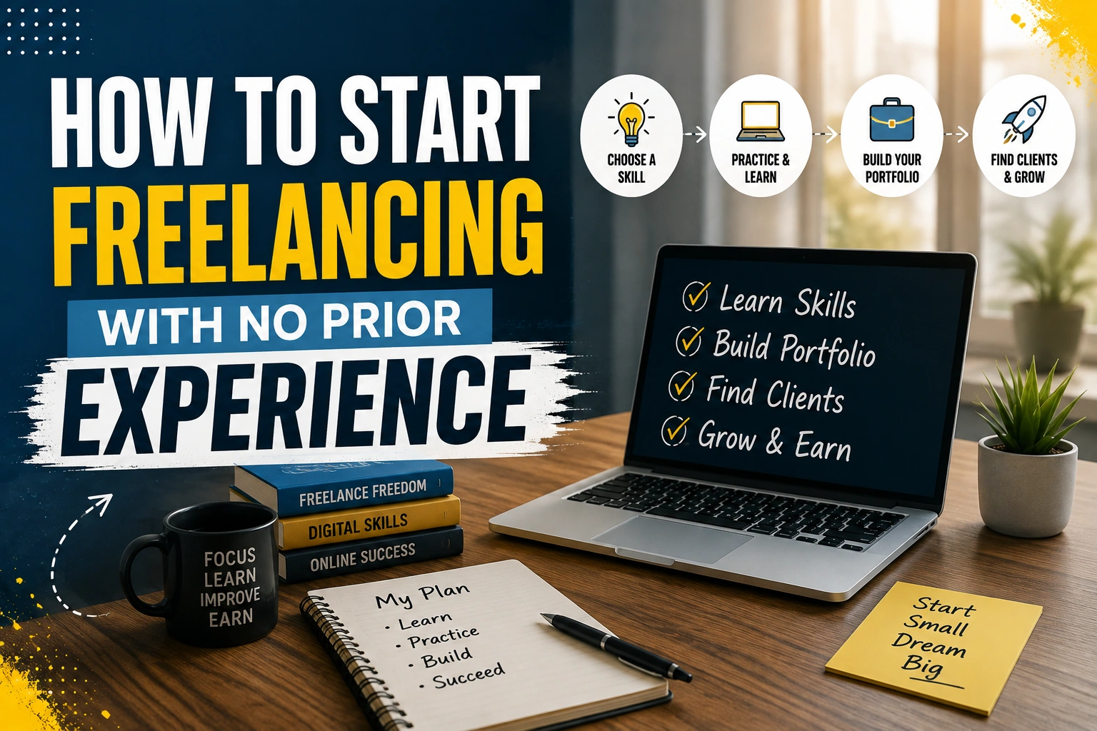 How to Start Freelancing With No Prior Experience