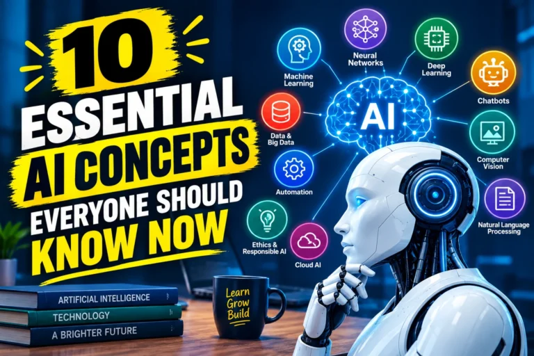 10 Essential AI Concepts Everyone Should Know Now