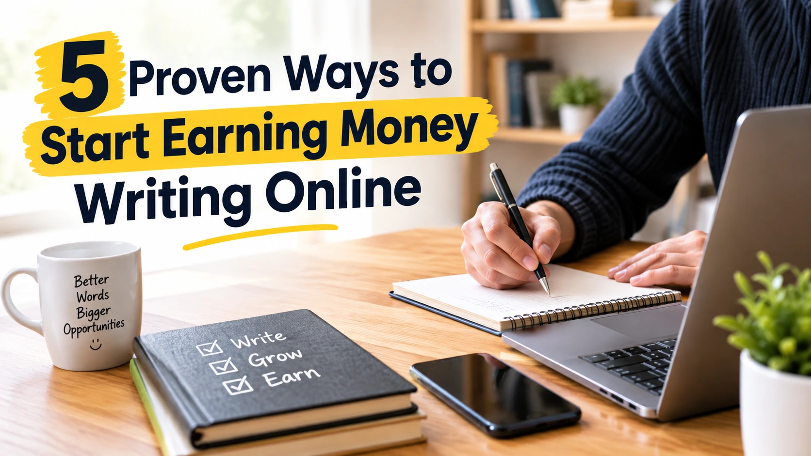 5 Proven Ways to Start Earning Money Writing Online