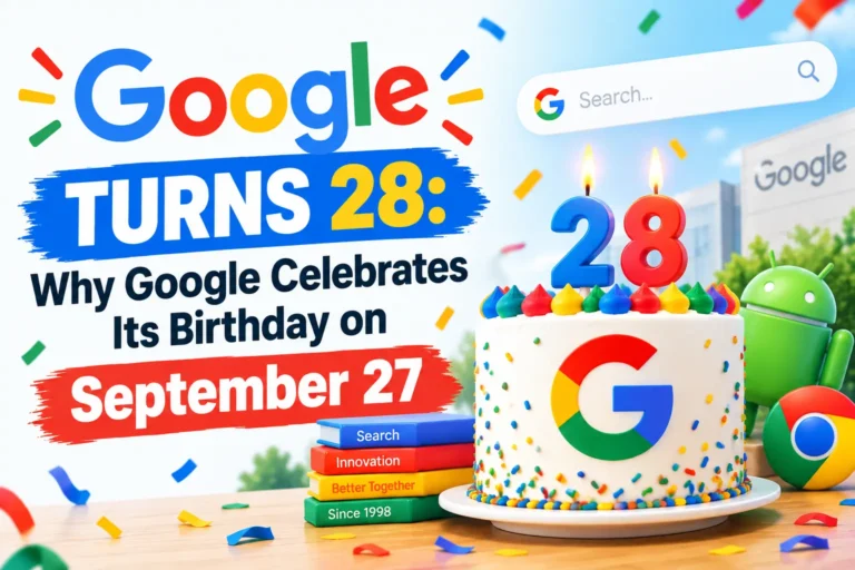 Google Turns 28 Why Google Celebrates Its Birthday on September 27