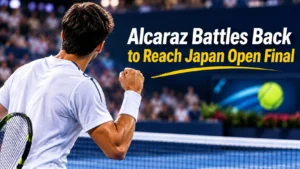 Alcaraz Battles Back to Reach Japan Open Final