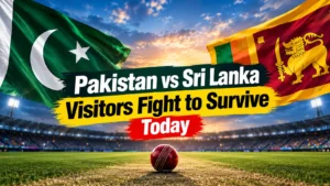 Pakistan vs Sri Lanka Visitors Fight to Survive Today